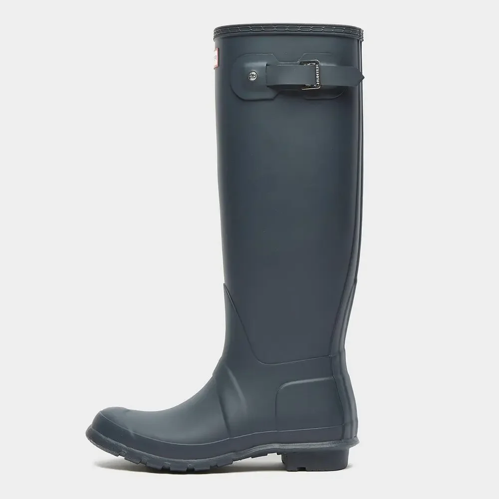 HUNTER WOMEN'S WORK WELLINGTONS, BLUE NAVY, US-0 / ASIA SIZE S